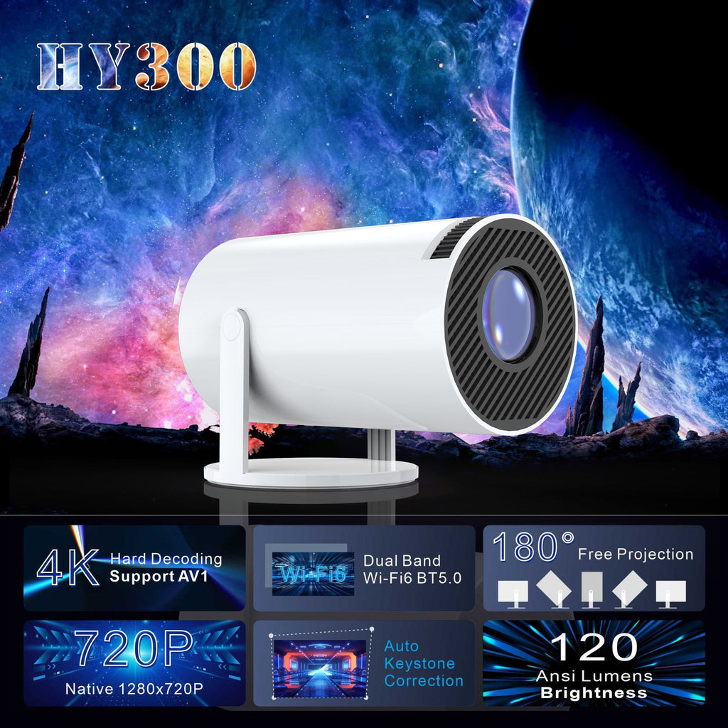 Smart Portable Projector – Stream, Watch & Enjoy Anywhere
